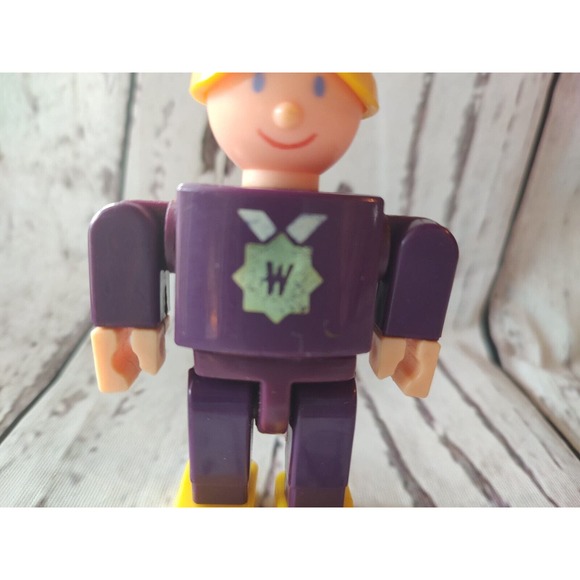 Vintage 1975 Gabriel Wannabees Purple Female Figure - Picture 3 of 5